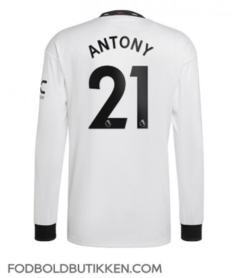 Manchester United Antony #21 Udebanetrøje 2022-23 Langærmet